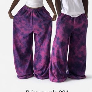 Baggy Tie Dies(purple 004)